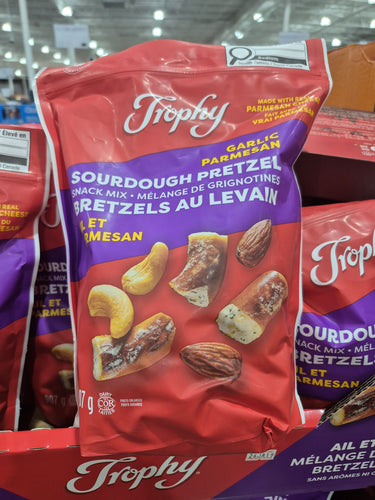 Trophy Garlic Parmesan Sourdough Pretzel Snack Mix - 1 x 907 Grams